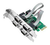 JTQYFI Tarjeta de expansión PCIE a 2 x 9 pines RS232 Express Control Industrial Computadora Tarjeta de Ampliación Reemplazo para Accesorios de Escritorio Serie Puerto Expansión