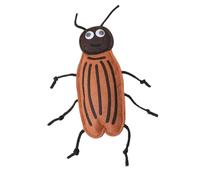 JTQYFI Y juguetes de fieltro resistentes a la masticación, a prueba de mascotas, cucarachas de fieltro, gatos de juguete, promueve el juego activo en casa, pequeños gatos cucarachas