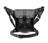 JTRHD Pack Riñonera Riñonera Señoras una Bolsa de Mensajero de un Hombro Bolsa pequeña Bolsa de Cintura for Hombre Hombres Mujeres (Color : Black, Size : As Shown)