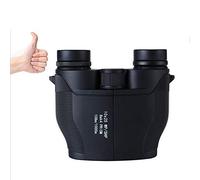 JTRHD Prismáticos a prueba de niebla e impermeables 10x25 rellenos de nitrógeno, impermeables y a prueba de golpes, prismáticos de alta potencia HD y campo de visión salvaje claro (color: negro,