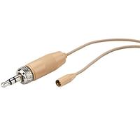 JTS 801CS - Cable de conexión jack para micrófonos de diadema (3,5 mm), color beige