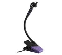JTS CX-508 - Micrófono electret para Instrumentos de Viento, micrófono de Cuello de Cisne para facilitar el Montaje, Incluye Caja de Transporte y Cortavientos, Color Negro