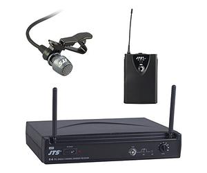 JTS E-6 UHF inalámbrico Beltpack solapa clip de corbata micrófono iglesia conferencia PA