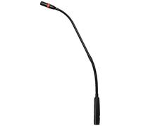 JTS GM-5212L Electret - Micrófono de Cuello de Cisne con LED y supercardioide para conferencias, conferencias y Otras transmisiones de Voz, Color Negro