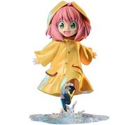 jtsgwop Anya Forger Figura PVC Estatua Anime Figuras Raincoat Anya Figure Model Desktop Collection Ornament Gift 4.7"
