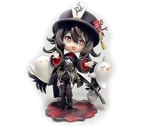 jtsgwop Figura de acción de anime Genshin Impact Hu Tao de 20 cm, de PVC, modelo de personaje, decoración, estatua, regalos, decoración coleccionable