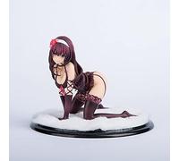 jtsgwop Figura de anime Girl de 12 cm Cómo criar a una novia aburrida Anime Kasumigaoka Utaha traje de baño lencería postura de rodillas Ver. Figuras de acción de PVC de pie para adultos, modelos de