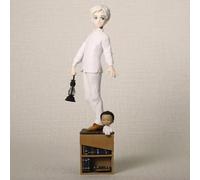 jtsgwop Figura de anime Girl Factory edición limitada Otaku Popular Child Otaku The Promised Neverland Figura de acción Emma Norman Pretty Girl Chibi Figurine Collection Model Doll Toy Statue Orname