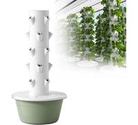 JTSMJQIE Sistema de cultivo hidropónico: kit para hierbas, frutas y verduras con temporizador y bomba hidratante, diseño para una jardinería interior eficiente