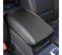 JTWMTY Cubierta Protectora de la Caja del reposabrazos Funda Protectora Cuero para Reposabrazos Consola Central Coche para Hyundai para Tucson 2015 2016 2017 2018(Black-Thread)
