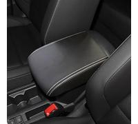 JTWMTY Cubierta Protectora de la Caja del reposabrazos Funda Protectora Reposabrazos Coche Microfibra Cuero para T-Roc 2019 2020 2021 2022 2023(Grey-Thread)
