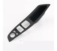 JTWMTY Embellecedor Panel Manija Interior Puerta Coche Pegatinas Protectoras Interiores Para BMW Serie 5 F10 2011-2017 LHD(Black Type 1pc1)