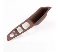 JTWMTY Embellecedor Panel Manija Interior Puerta Coche Pegatinas Protectoras Interiores Para BMW Serie 5 F10 2011-2017 LHD(Brown 1pc5)