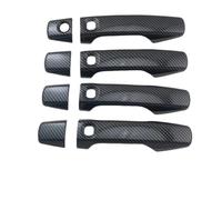 JTWMTY Interior Cubierta Protectora Manija Puerta Carbono Para Coche Carcasa Para Land Para Cruiser FJ200 LC200 2008 2009-2015(Carbon)