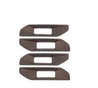 JTWMTY Para Ford Para Ranger T9 2023 2024, Marco De Manija Puerta Interior, Cubierta Embellecedora, Pegatinas, 4 Piezas, Accesorios Para Coche(Wooden)