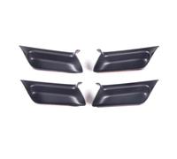 JTWMTY Para Land Rover Para Freelander 2 LR2 2007-2015, Manija De Puerta Interior Coche, Cuenco, Decoración, Cubierta, Pegatinas, ABS(Matt black)