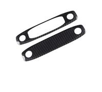 JTWMTY Pegatinas Fibra Carbono Piezas Luz Lectura Para Tesla Para Model 3/Model Y (2017-2022), Interiores De Coche(Glossy Carbon)