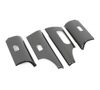 JTWMTY Pegatinas Para El Panel De Botones La Ventana Puerta Del Coche, Accesorios Para Land Rover para Freelander 2 (2007-2015)(Carbon)