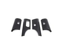 JTWMTY Pegatinas Para El Panel De Botones La Ventana Puerta Del Coche, Accesorios Para Land Rover para Freelander 2 (2007-2015)(Glossy black)