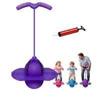 JTYEBY Pelota Saltarina con Mango, 220 lbs/100 kg, Pogo Jumper, Juguete Saltarín Exterior, Tabla de Equilibrio Pelota, Juguete Saltador para Niños, Uso en Interiores/Exteriores (96 * 40cm,Morado)