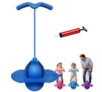 JTYEBY Pelota Saltarina con Mango, 220 lbs/100 kg, Pogo Jumper, Juguete Saltarín Exterior, Tabla de Equilibrio Pelota, Juguete Saltador para Niños, Uso en Interiores/Exteriores (96 * 40cm,Azul)