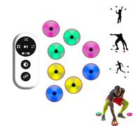 JTYRW Luces de entrenamiento de agilidad de respuesta, luces de reacción recargables por USB con 4 colores y 4 modos, distancia de detección de 10 cm, tiempo de funcionamiento de 10 horas, entrenador