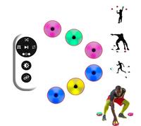 JTYRW Luces de entrenamiento de agilidad de respuesta, luces de reacción recargables por USB con 4 colores y 4 modos, distancia de detección de 10 cm, tiempo de funcionamiento de 10 horas, entrenador