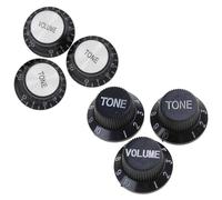 JTYUERWQ 3 Uds Perillas De Guitarra Eléctrica Potenciómetro Sombrero De Copa Perillas Cubierta Perilla De Control De Tono Volumen Piezas De Instrumentos Musicales Piezas de Accesorios para Guitarra