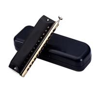 JTYUERWQ Principiantes armonica Armónica Cromática ABS Peine Llave De Boca C Ogan Instrumento con Semitono Completo