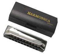 JTYUERWQ Principiantes armonica Armónica Diatónica Plateada con 10 Agujeros Y 20 Tonos, Llave De C, Arpa De Acero Inoxidable, Armónica Diatónica para Adultos Y Jugadores(C)