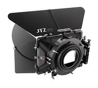 JTZ DP30 6x6 pulgadas Cine Carbon Fiber Mattebox Profesional Gran Angular Completo Featured Sunshade Matte Box con 15mm19mm Rod para DSLR Video DV Videocámara Nikon Canon Sony Blackmagic Lentes de