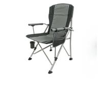 JTZYM Silla de Camping Plegable, Ligera y Portátil con Portavasos, Capacidad de 330 Libras, Diseño Compacto, Respaldo Alto y Reposabrazos Duro, Incluye Bolsa de Transporte para Playa,