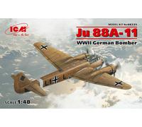 Ju 88a-11, WWII German Bomber 1:48 Plástico Modelo Kit Icm