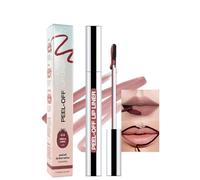 JUAAZIN Brillo de labios líquido mate extraíble, color rojo marrón, duradero, resistente al agua, resistente a la transferencia, para cualquier tipo de piel, 012 onzas líquidas (03#)