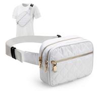 Juachy Riñonera Mujer, Bolso Riñonera Festival Bumbag Cintura Elegante Bolsa de Moda Diamante Cuerpo Cruzado