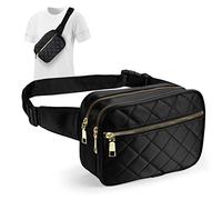 Juachy Riñonera Mujer, Bolso Riñonera Festival Bumbag Cintura Elegante Bolsa de Moda Diamante Cuerpo Cruzado