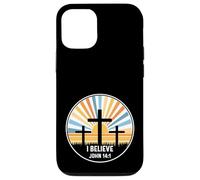 Juan 14:1 14 1 Dios Jesús Cita Religiosa Christian Believe Carcasa para iPhone 12/12 Pro