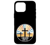 Juan 14:1 14 1 Dios Jesús Cita Religiosa Christian Believe Carcasa para iPhone 16 Pro MAX