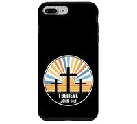 Juan 14:1 14 1 Dios Jesús Cita Religiosa Christian Believe Carcasa para iPhone 7 Plus/8 Plus