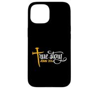 Juan 3:16 - Cristiano Pascua Verdadera historia Cruz & Uñas Carcasa para iPhone 15