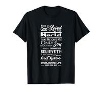 Juan 3 16 Porque Dios amó tanto al mundo que dio a su único hijo Camiseta