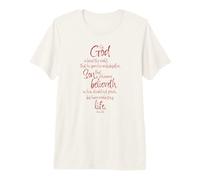 Juan 3:16 Versículo de la Biblia para Dios Tan Amado al Mundo Camiseta Premium