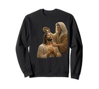 Juan el Bautista Bendición Jesucristo Bautismo Arte Sudadera
