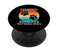 Juan Manuel Casa para Perros Rebeldes Apellido PopSockets PopGrip Adhesivo
