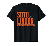 Juan Soto, Francisco Lindor For New York Baseball MLBPA Camiseta