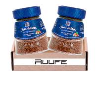 Juan Valdez avellana (paquete de 2) Café instantáneo con sabor a avellana, liofilizado (95 c/u) Café Juan Valdez café instantáneo de Avellana