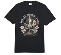Juana de Arco Nada es Imposible para Dios en francés Comfort Colors Adult Heavyweight T-Shirt