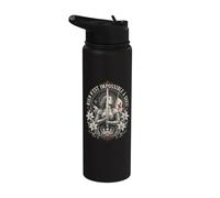 Juana de Arco Nada es imposible para Dios en francés Stainless Steel Insulated Water Bottle