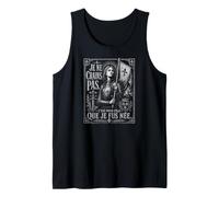 Juana de Arco No Tengo Miedo de Haber Nacido para Este Woodcut Wht Camiseta sin Mangas