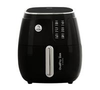 Juanita® freidora aire 6L, airfryer 1700W, freidora de aire 8 programas, freidora sin aceite Ovalfry Zen, freidoras aire caliente panel LED táctil, cesta antiadherente, ideal para patatas, carnes